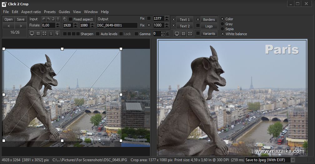 Click 2 Crop - The fast and easy photo editor.