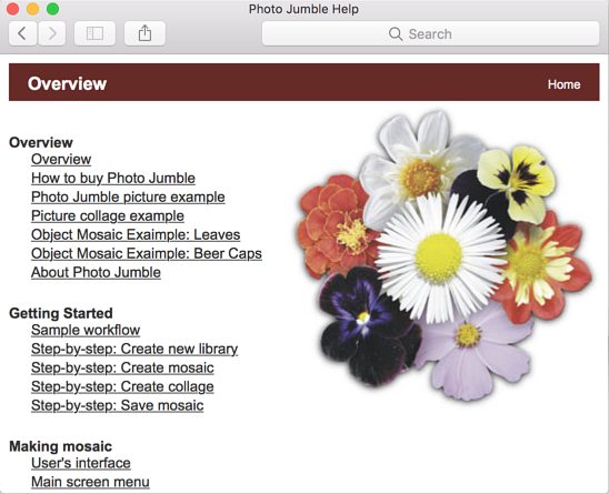 Photo Jumble for macOS help.